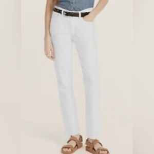 J. Crew  Women’s Vintage Slim Straight Jeans - White - Size 28